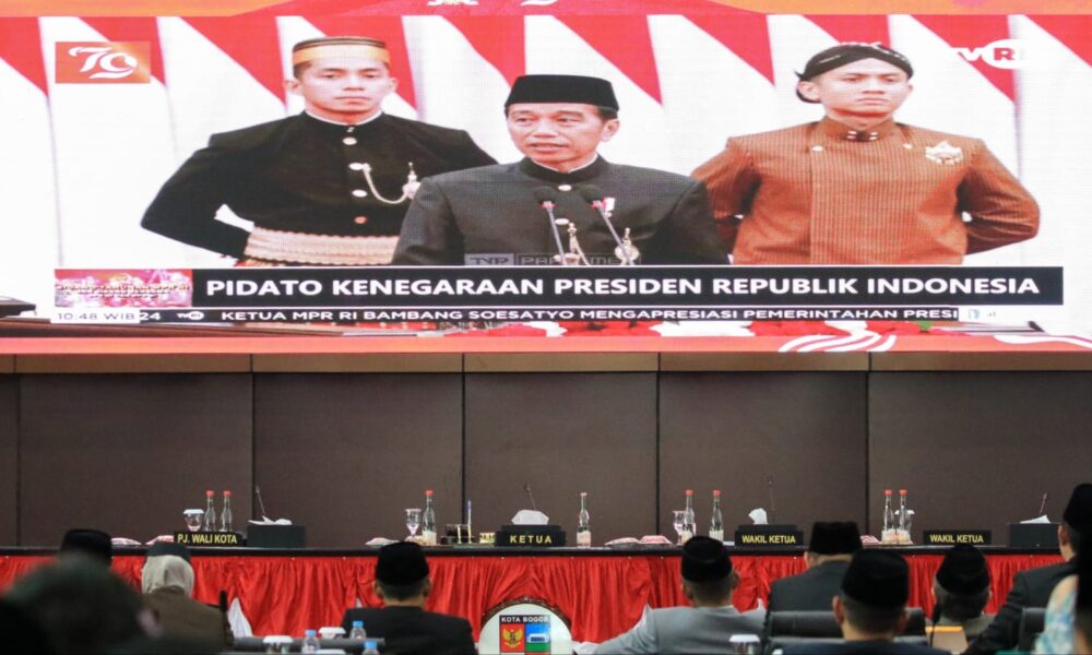 DPRD Kota Bogor Dengarkan Pidato Kenegaraan Presiden Jokowi