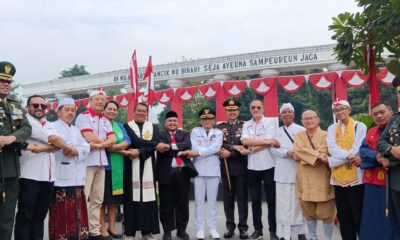 Doa Bersama Lintas Agama di Tugu Kujang