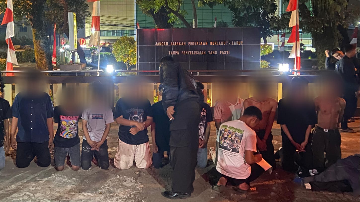 Hendak Tawuran, Belasan Remaja Diamankan Polisi di Tegal Gundil