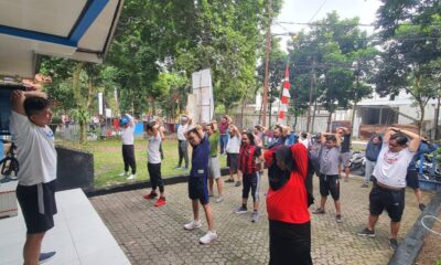 Jumat Sehat, Wartawan PWI Kota Bogor Ramai-ramai Olahraga 