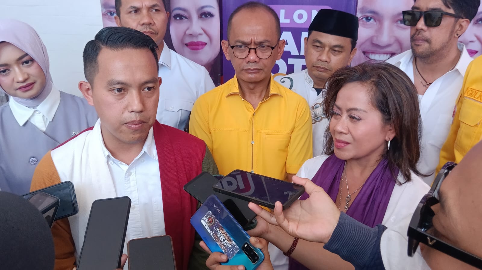 Diresmikan, Posko Bogor Hepi Jadi Pusat Pemenangan Sendi-Melli 