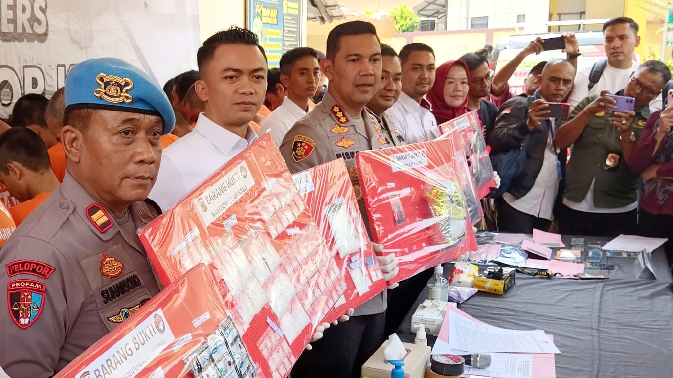  Polisi Gagalkan Peredaran Sabu Kemasan Teh Cina di Kota Bogor 