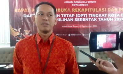 KPU Kota Bogor Tetapkan DPT 815.249 Pemilih dan Lokasi Khusus