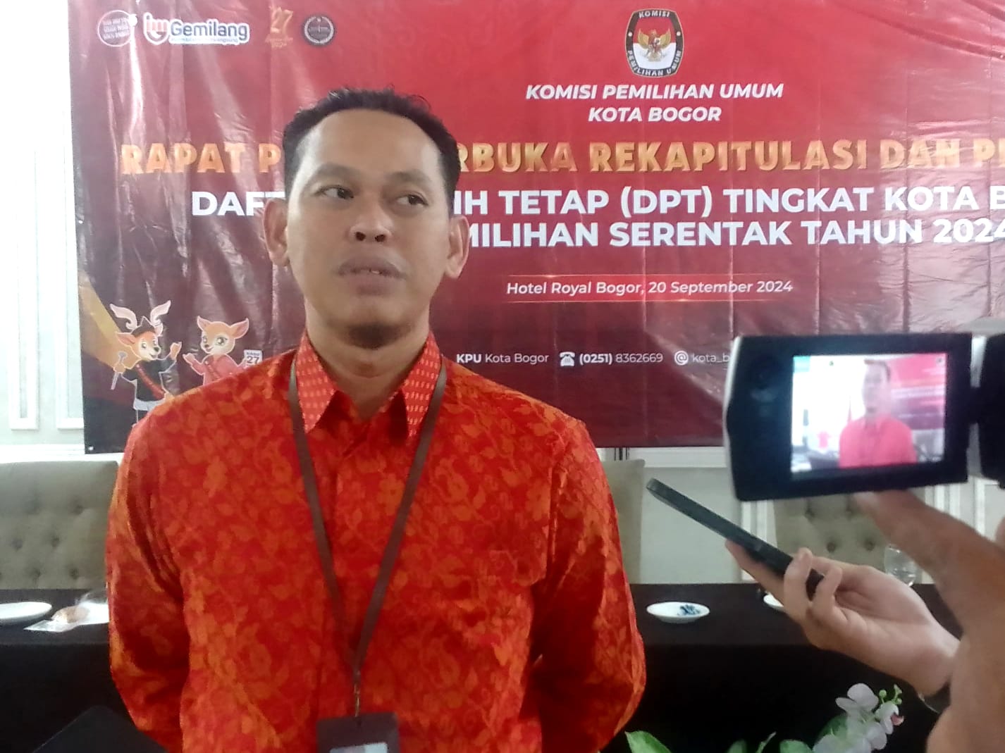 KPU Kota Bogor Tetapkan DPT 815.249 Pemilih dan Lokasi Khusus
