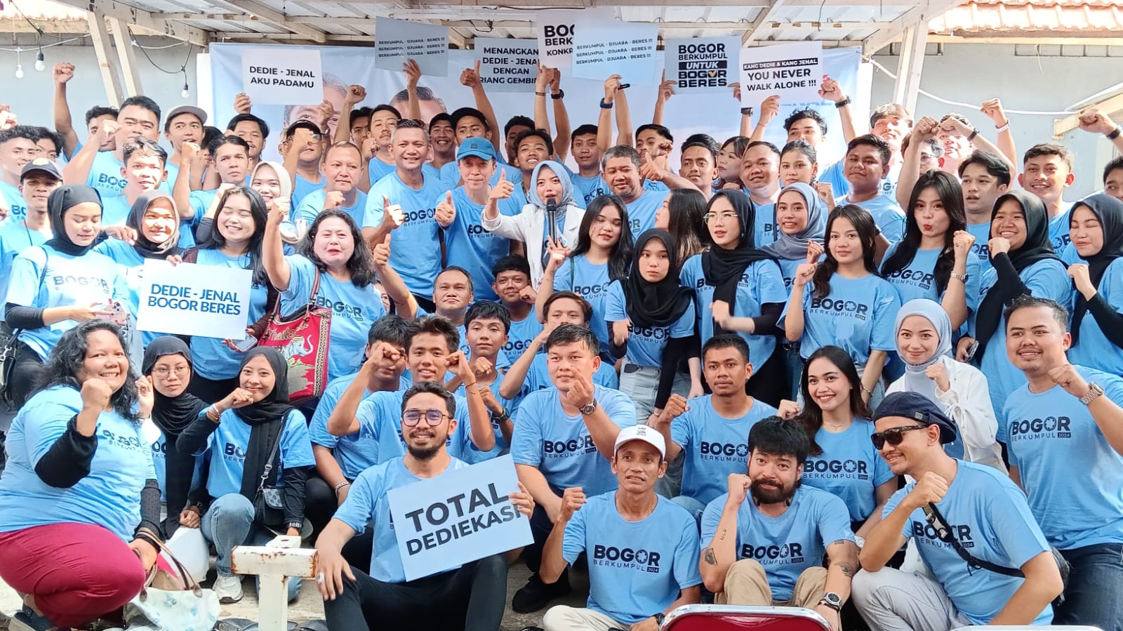Bogor Berkumpul Deklarasi Dukung Dedie-Jenal di Pilkada