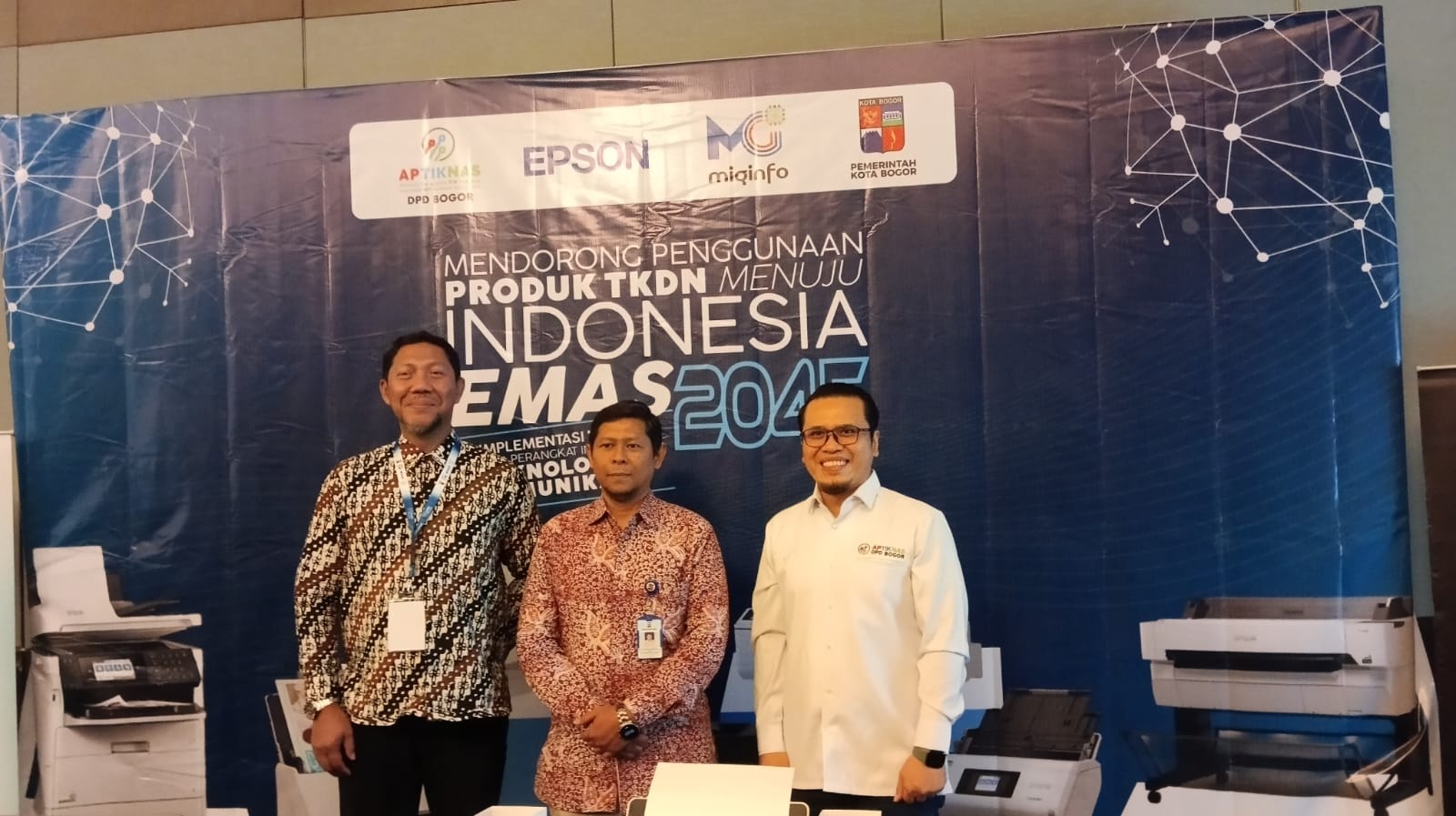 Aptiknas DPD Bogor dan Epson Dorong Penggunaan Produk TKDN