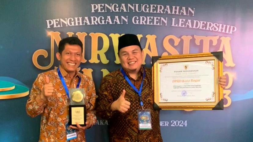 DPRD Kota Bogor Raih Penghargaan Nirwasita Tantra dari KLHK