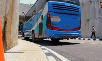 Jalur Underpass Stasiun Batutulis Diuji Coba dengan Bus