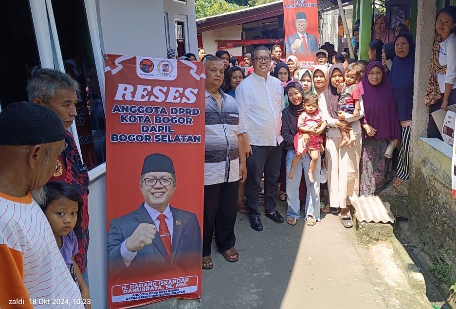 Dadang Danubrata Serap Aspirasi Warga Bogor Selatan dari TPT hingga Posyandu