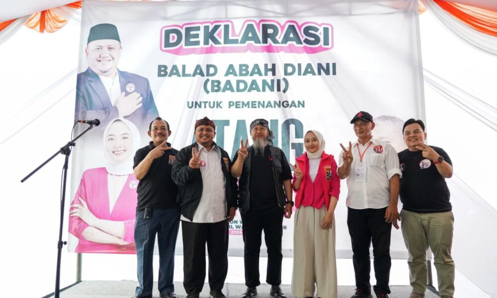Balad Abah Diani Dukung Atang-Annida di Pilwalkot Bogor 2024