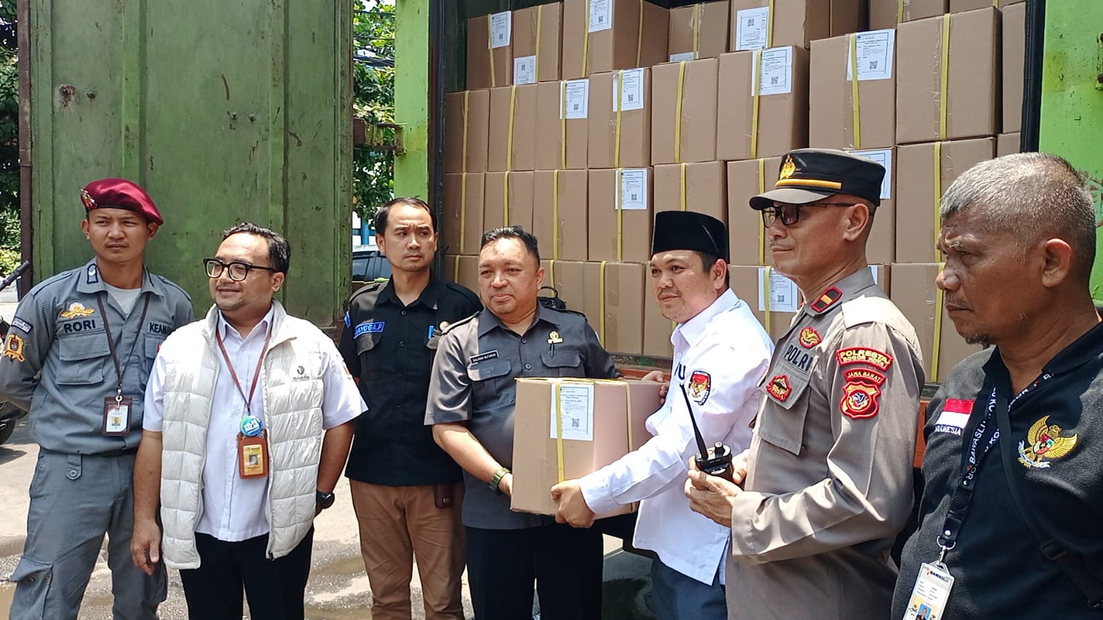 Surat Suara Tiba, KPU Kota Bogor : Persiapan Logistik Pilkada Capai 80 Persen