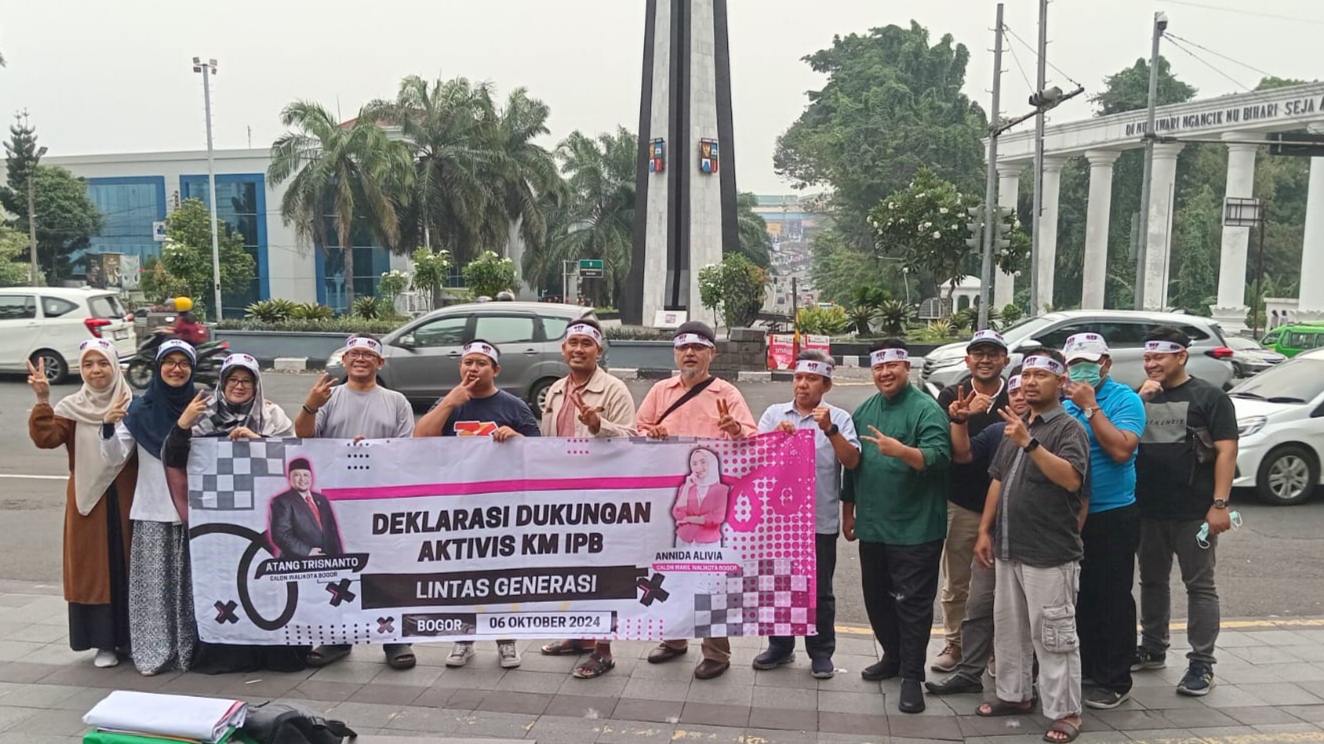 5 Alasan Forum Aktivis Lintas Generasi IPB Dukung Atang-Annida di Pilwalkot Bogor