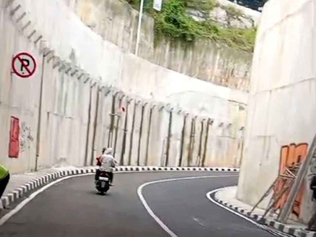 Belum Diresmikan, Underpass Batutulis Jadi Sasaran Vandalisme