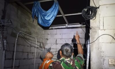 Atap Rumah Warga di Ciparigi Kota Bogor Tersapu Angin Kencang