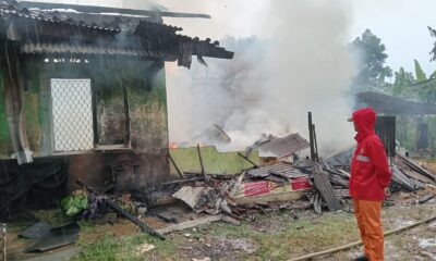 Diduga Akibat TV, Rumah Warga di Rangga Mekar Terbakar