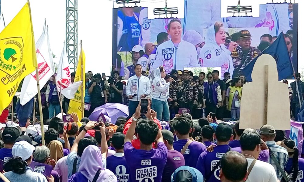 Kampanye Akbar Dihadiri Ribuan Massa, Sendi-Melli Optimis Menangkan Pilkada 