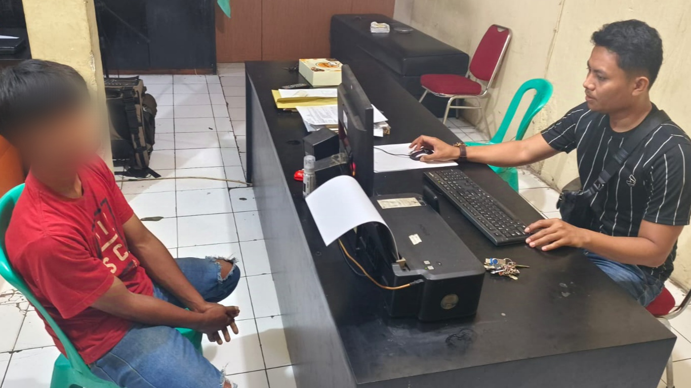 Seorang Pemuda Ditangkap Polisi saat Tawarkan Motor Curian di Tegallega