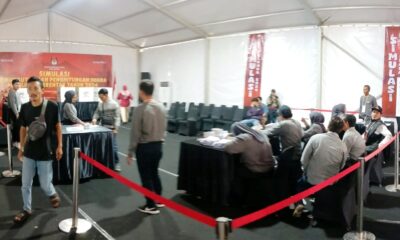 KPU Kota Bogor Simulasi Pungut Hitung Suara, Begini Denah TPS di Pilkada