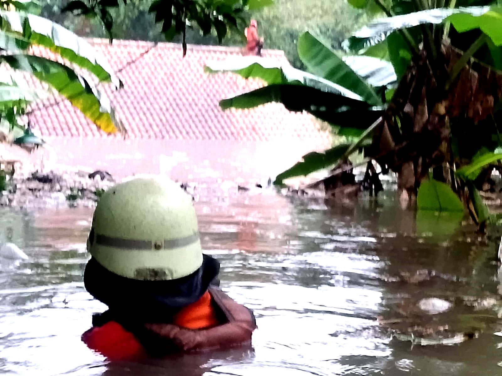 Banjir Rendam Rumah Warga di Kedung Waringin, Penghuni Sempat Terjebak di Atap