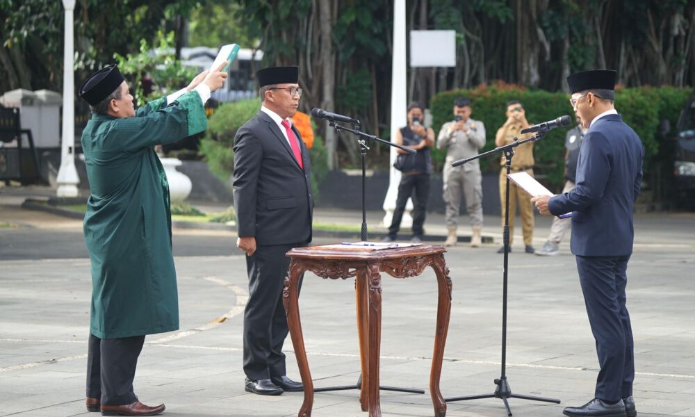 Hanafi Resmi Jadi Pj Sekda, Ini Pesan PJ Wali Kota Bogor 