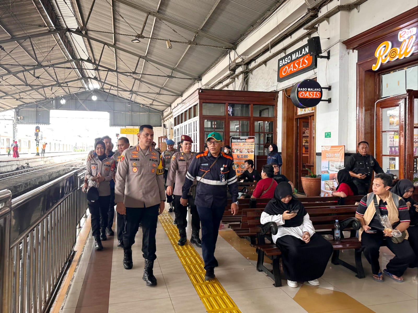 Jelang Libur Nataru, Kapolresta Bogor Kota Cek Stasiun Bogor