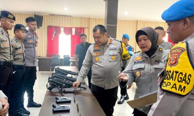 Polresta Bogor Kota Periksa Senpi-Amunisi Personelnya