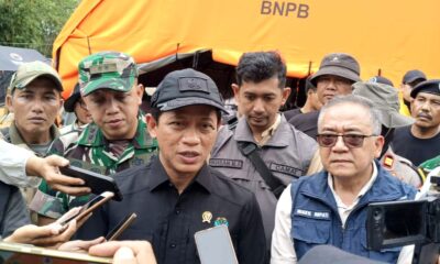 Menteri LH Hanif Faisol Bantu Korban Bencana Sukabumi