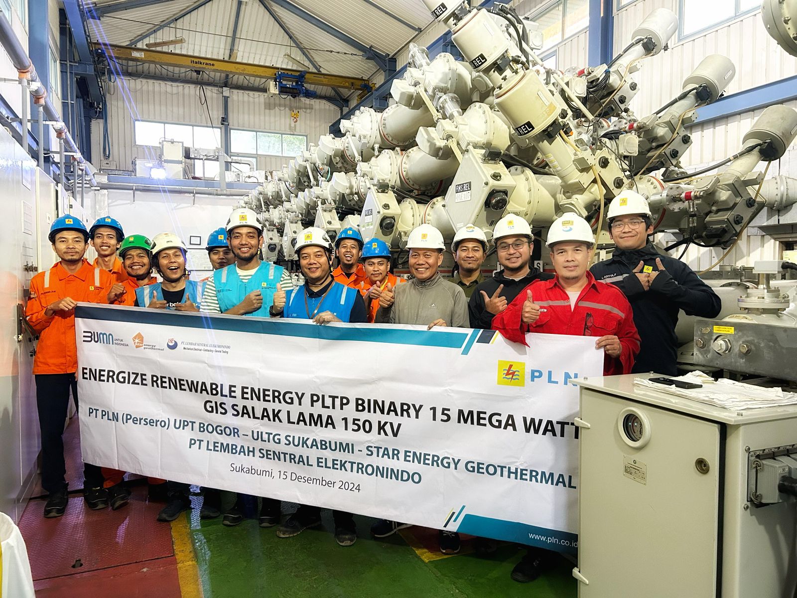 PLN Dukung Energi Bersih Melalui Energize GIS Salak Lama 