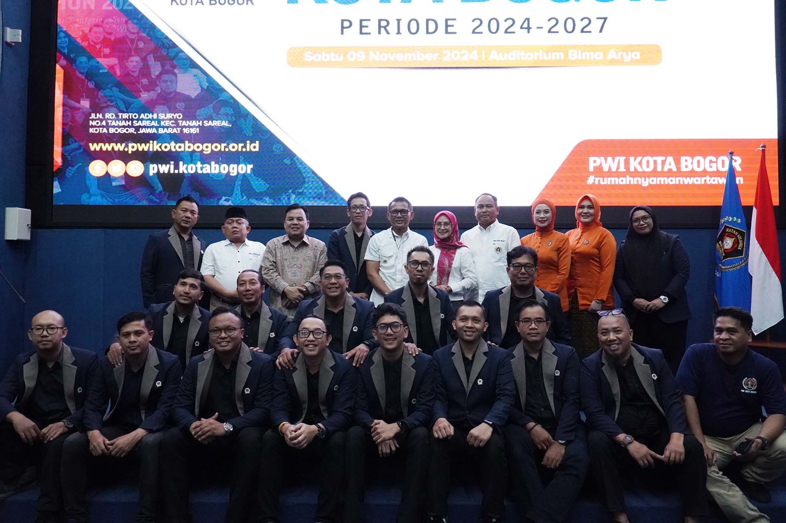 Ditetapkan Jadi Walkot dan Wawalkot Bogor, Ini Pesan PWI untuk Dedie-Jenal