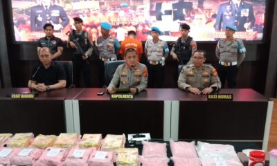 Polresta Bogor Kota Ungkap Kasus Narkoba Terbesar, 21 Kg Sabu dan 8 Kg Ekstasi Disita