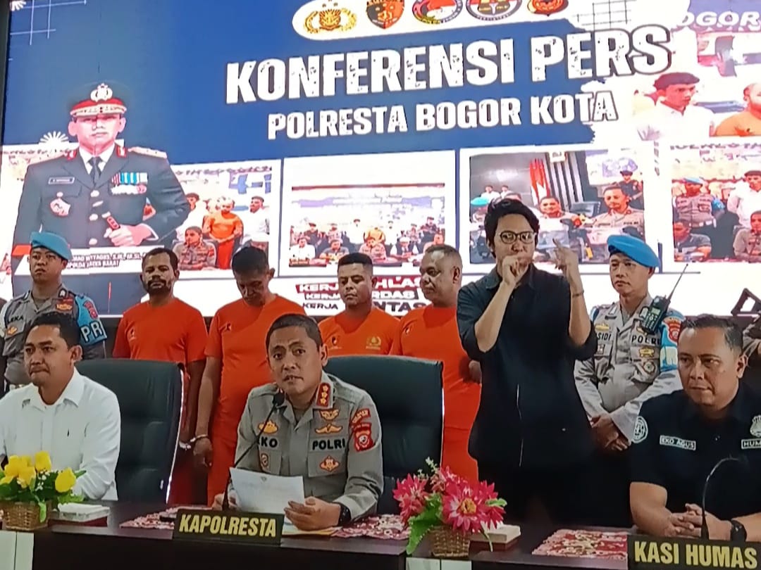 Gercep, Polisi Tangkap 4 Pelaku Penembakan di Kota Bogor, 2 Diburu