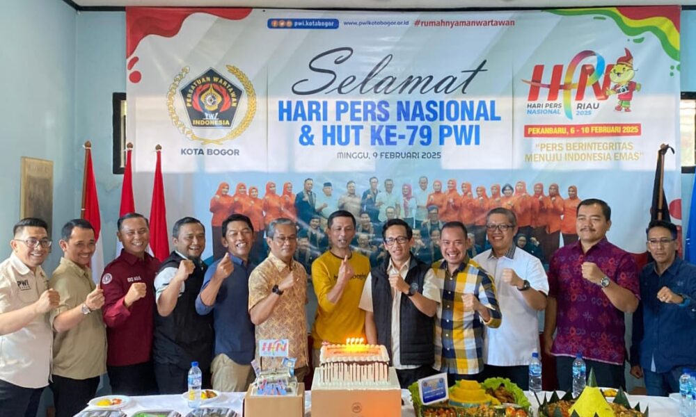 Momen HUT PWI ke 79 dan HPN 2025, PWI Kota Bogor: Tak Ada Lagi Kekerasan pada Wartawan