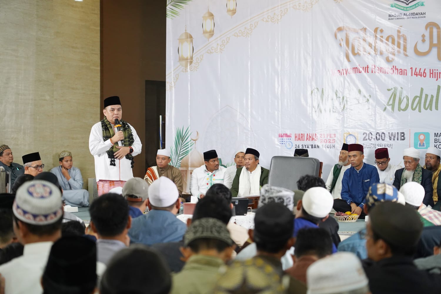 Saat Ketua DPRD Hadiri Tabligh Akbar Bersama UAS di Kota Bogor