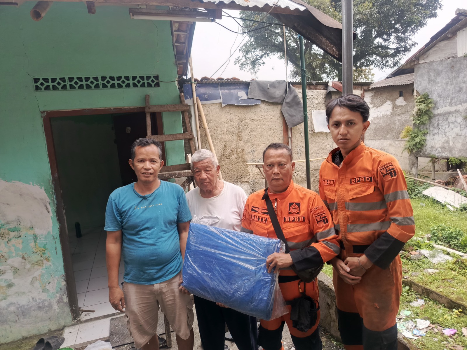 Diguyur Hujan Deras, Atap Musala di Pasir Jaya Kota Bogor Ambruk