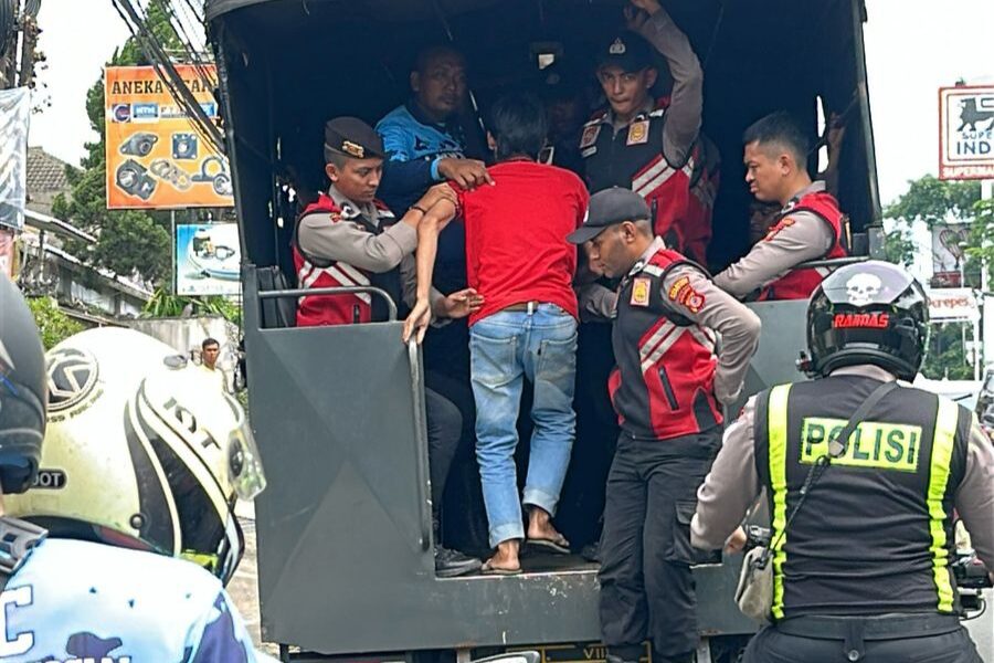 Puluhan Orang Terjaring Razia Premanisme di Kota Bogor 