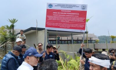 Buntut Banjir di Puncak, 4 Tempat Wisata Disegel Kementerian Lingkungan Hidup