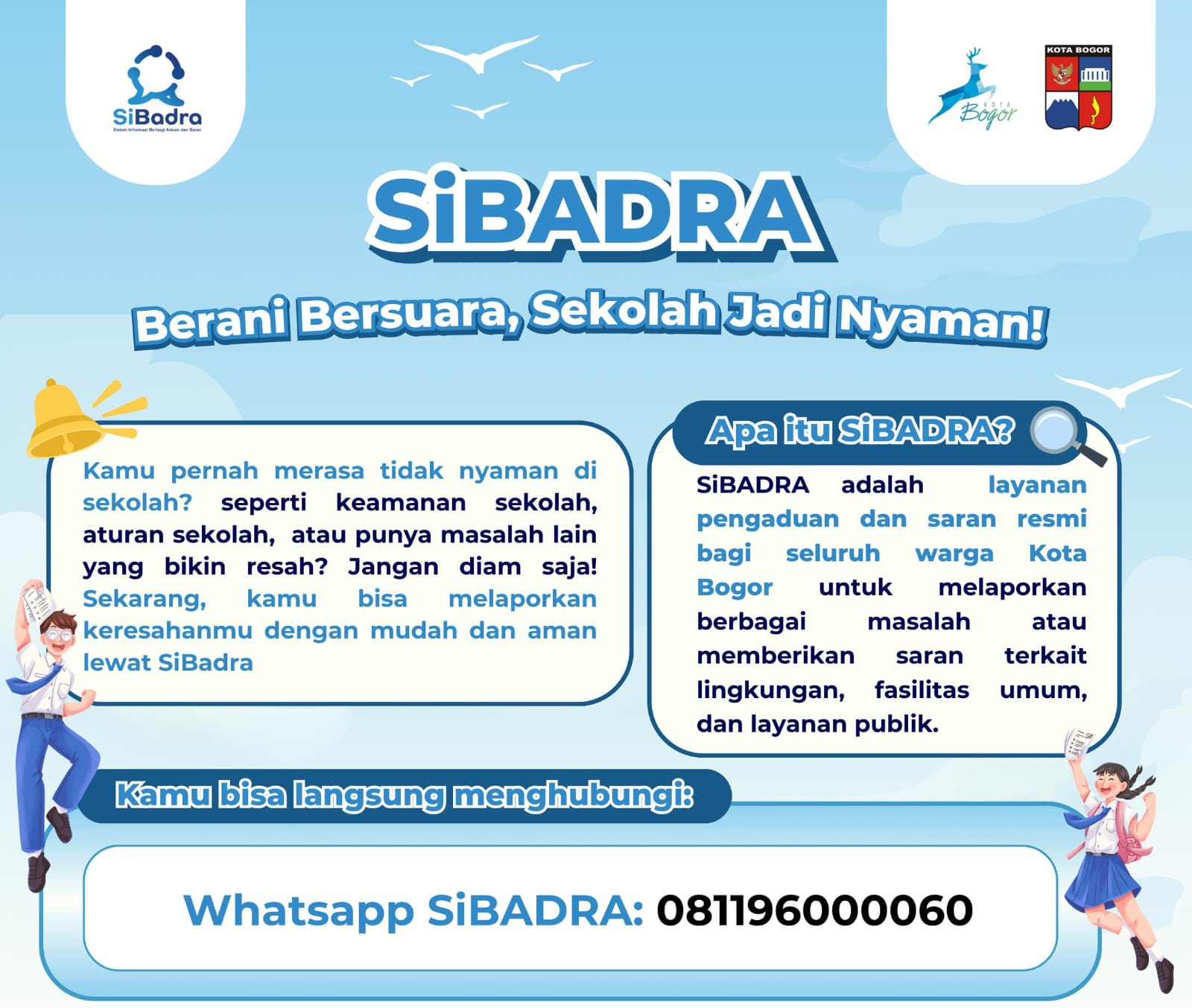 Anak-anak Bisa Sampaikan Pengaduan dan Saran Lewat Sibadra 