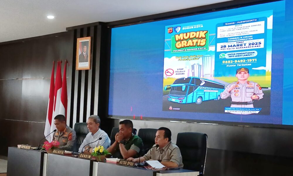 Mudik Gratis Polresta Bogor Kota, Begini Cara Daftarnya