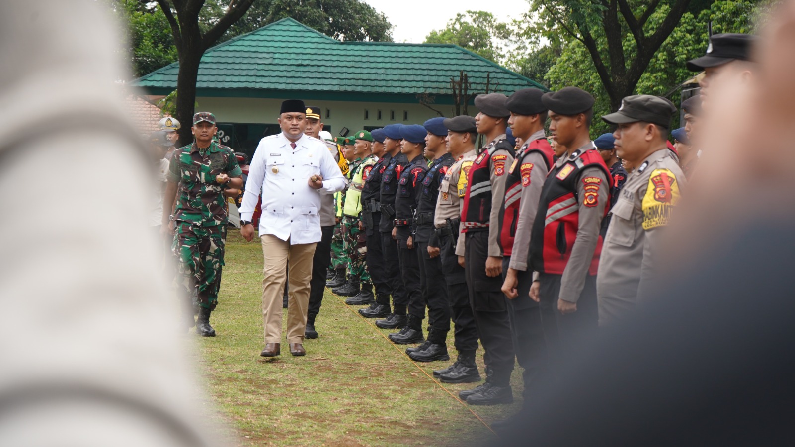 Bupati Bogor Bersama TNI-Polri Pastikan Kesiapan Pengamanan Operasi Ketupat Lodaya