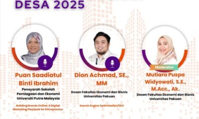 Guest Lecture Series FEB-Unpak Dorong UMKM Desa Go Digital