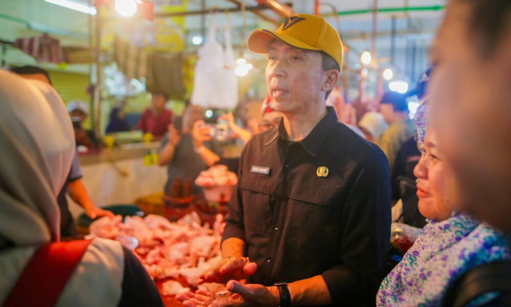 Sidak Pasar Jambu Dua, Dedie Rachim Pantau Stabilitas Pangan Jelang Idulfitri