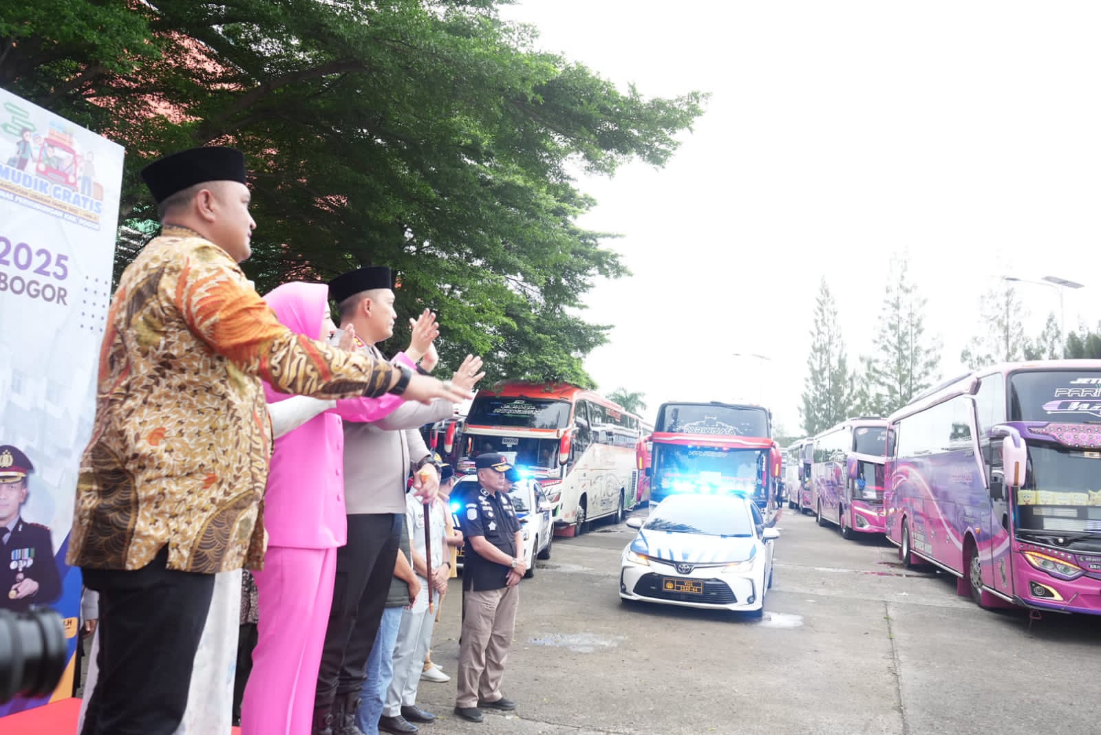 Lepas Ribuan Pemudik Gratis, Ini Pesan Bupati Rudy Susmanto