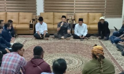 Dedie Rachim Bahas Penataan PKL-Pasar Tradisional Bersama Jurnalis