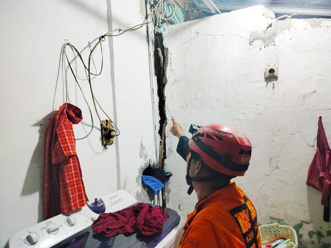 Kota Bogor Diguncang Gempa, 10 Rumah Warga dan Kantor Dinas Terdampak