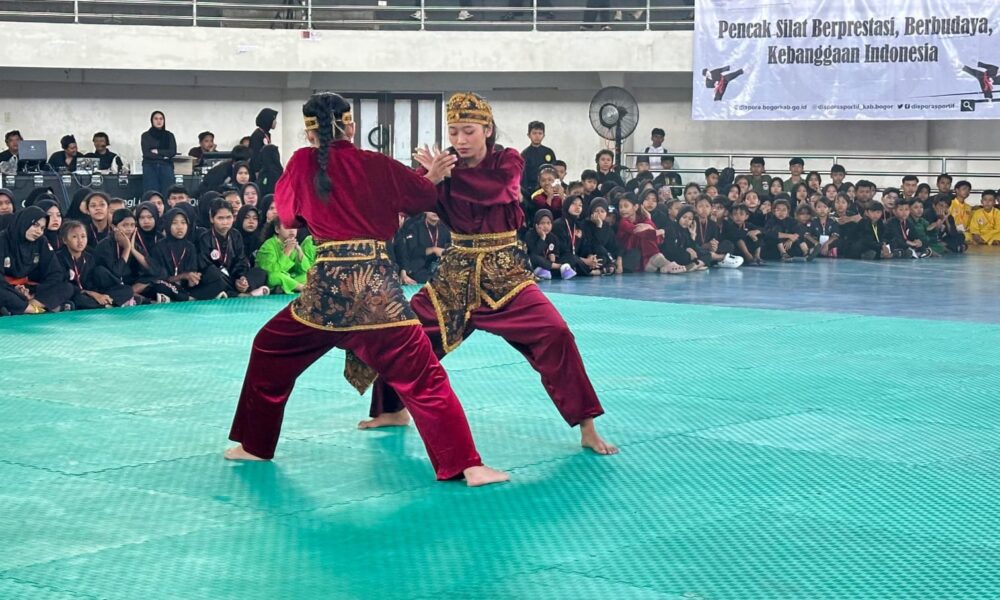 Para Pesilat Asah Kemampuan di Festival Pencak Silat Bogor