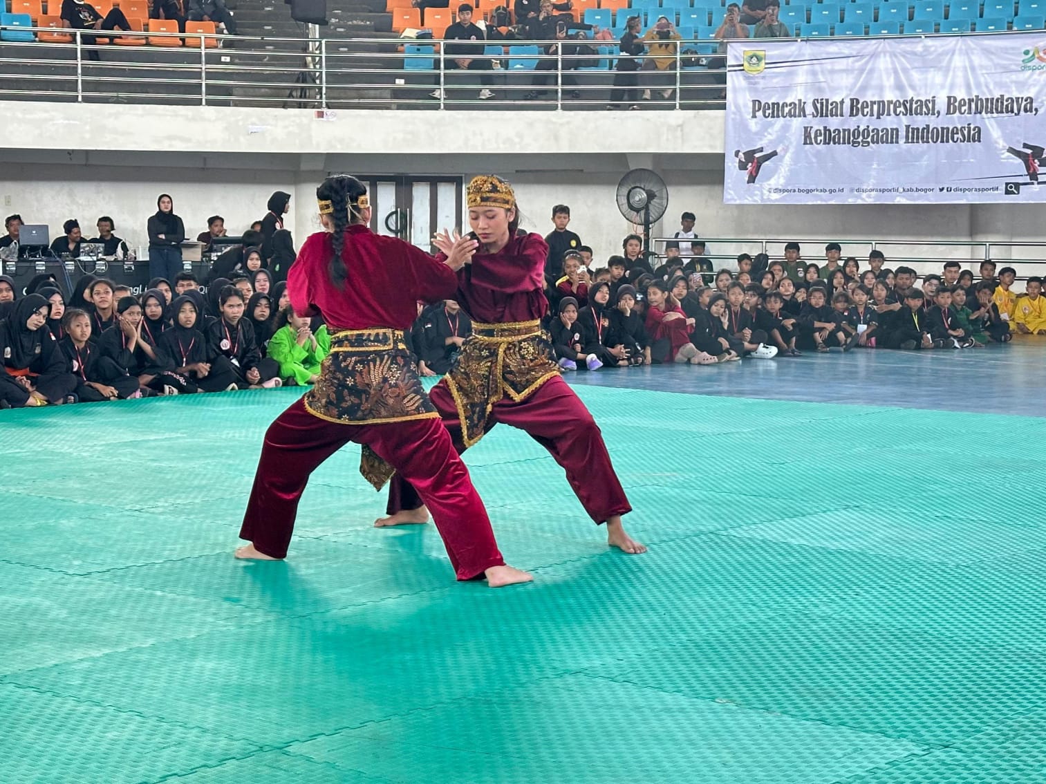 Para Pesilat Asah Kemampuan di Festival Pencak Silat Bogor