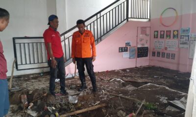 Perpustakaan TK di Gunung Batu Rusak Akibat Tanah Ambles