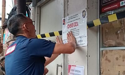 Satpol PP Segel Belasan Bangunan Usaha Tak Berizin di Baranangsiang