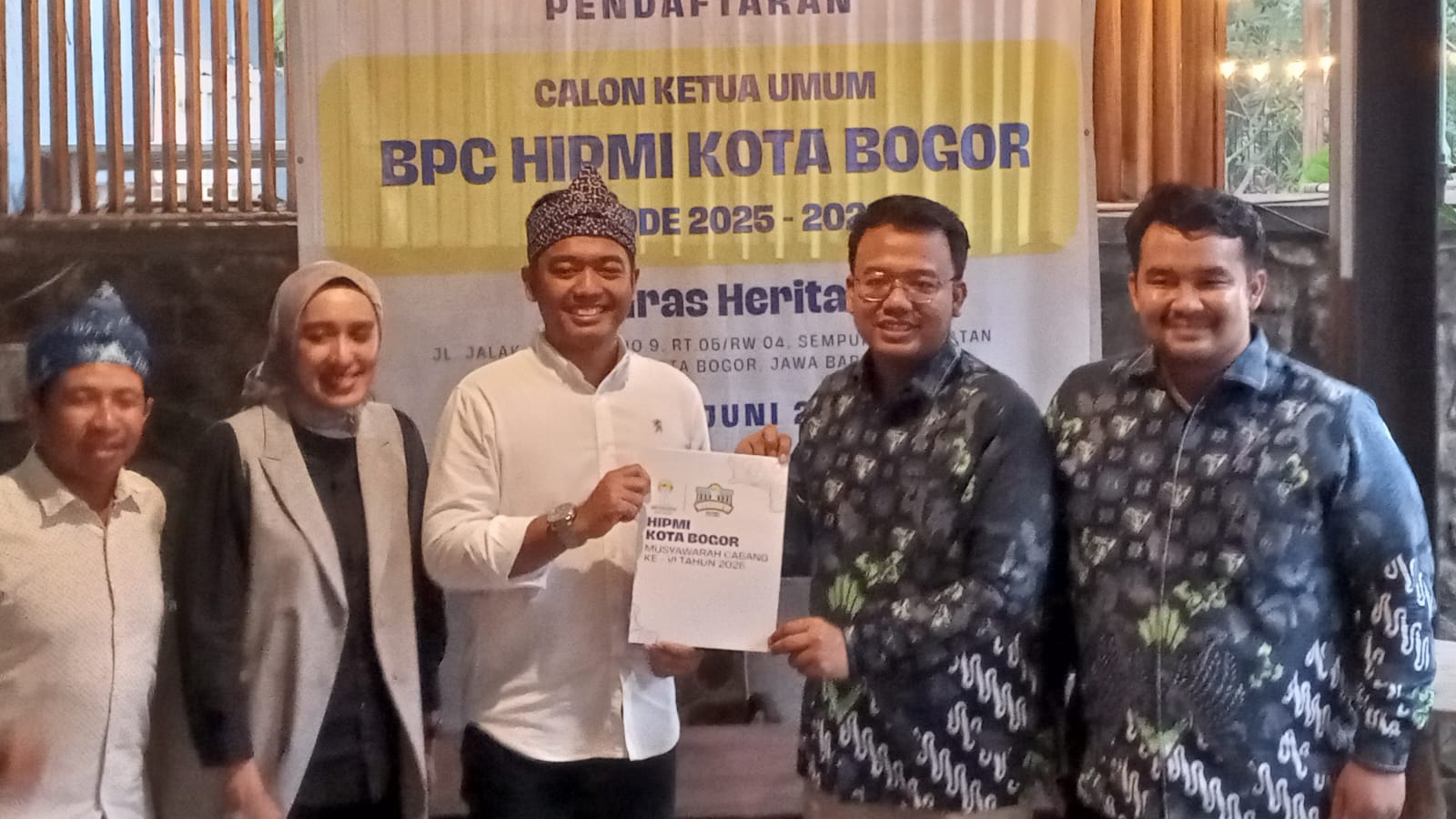 Maju Caketum HIPMI Kota Bogor, Al Farissy Siap Ciptakan 1.000 Pengusaha Baru
