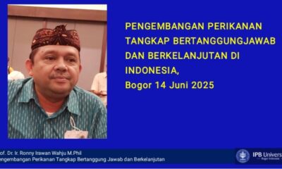 4 Guru Besar Tetap IPB University Sampaikan Pra Orasi Ilmiah